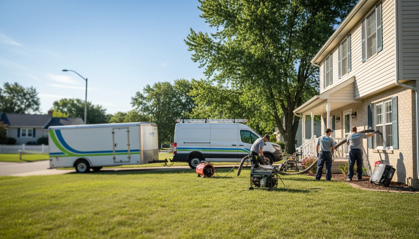 Flooded Basement Restoration And Cleanup With Repair in Sterling, IL near me